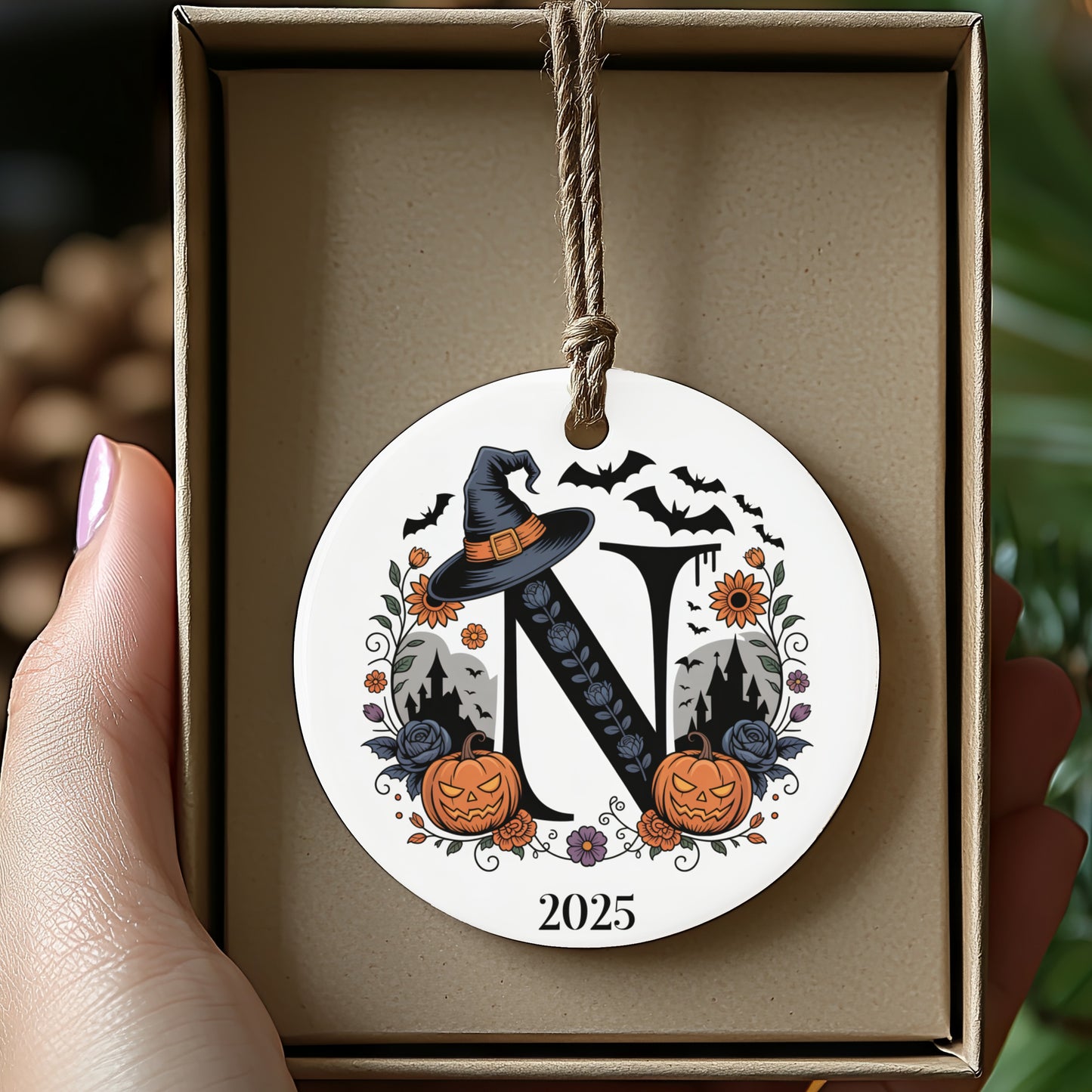 Halloween Themed Personalized Ornament product