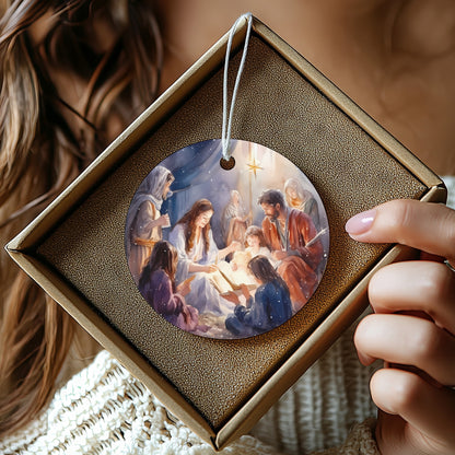 Nativity Scene Christmas Ornament Holiday Decor product type