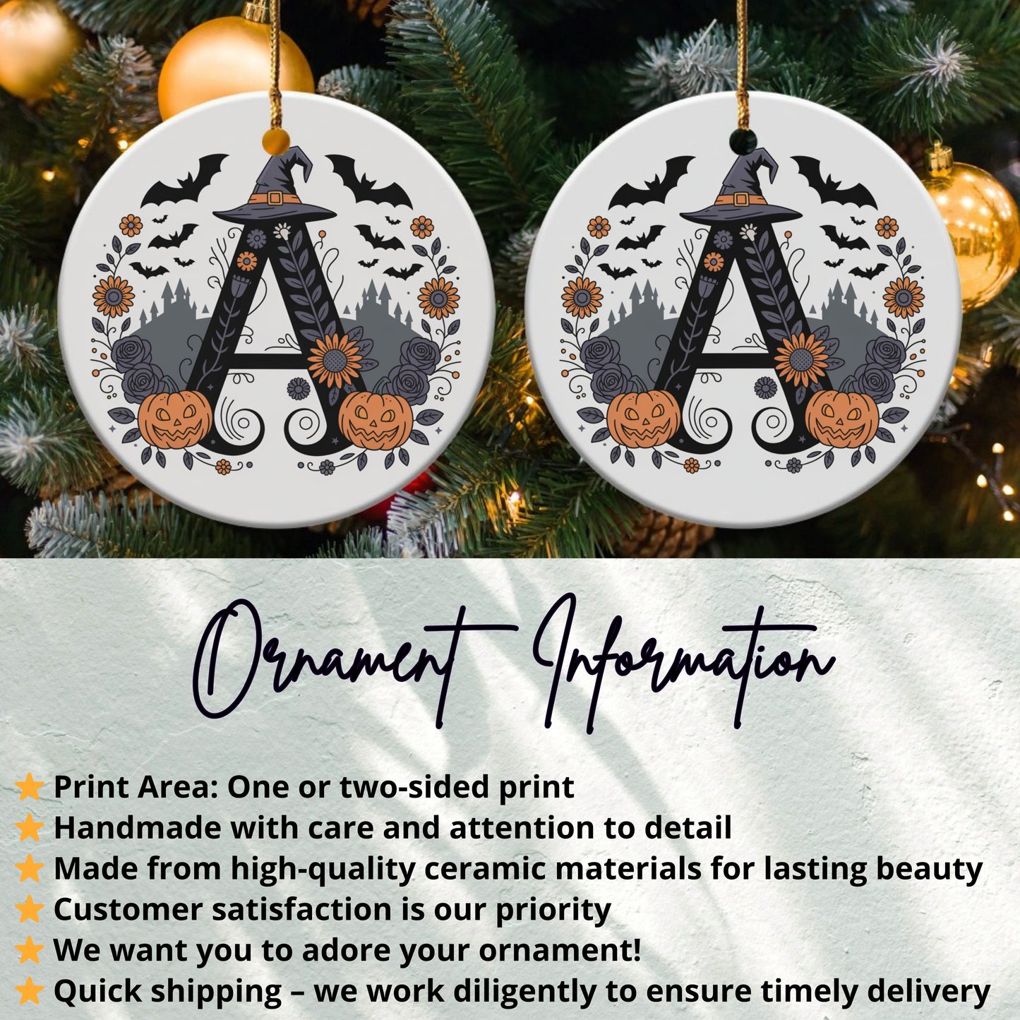 Halloween Witch Themed Hanging Ornaments product type