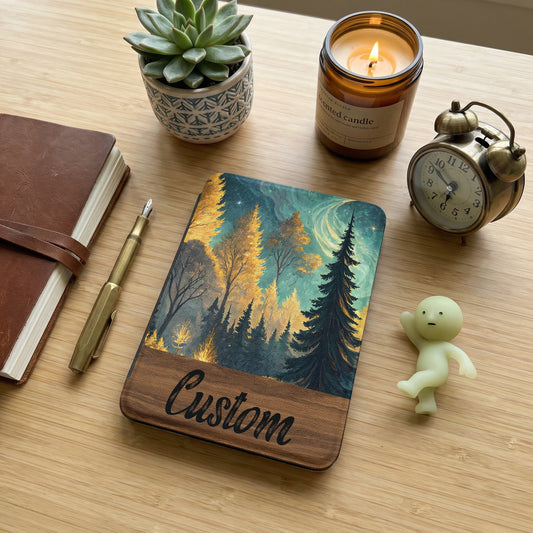 Custom Forest Scene Design Hardcover Journal