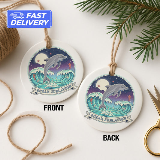 Ocean Jubilation Dolphin Design Hanging Ornament product type