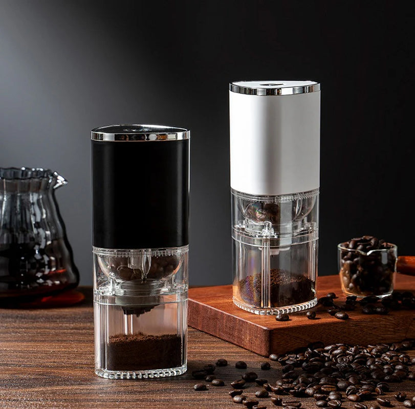 USB Rechargeable Electric Coffee Grinder – Portable & Automatic