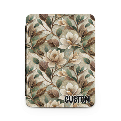 Floral Pattern Custom Design with Beige and Green Hues