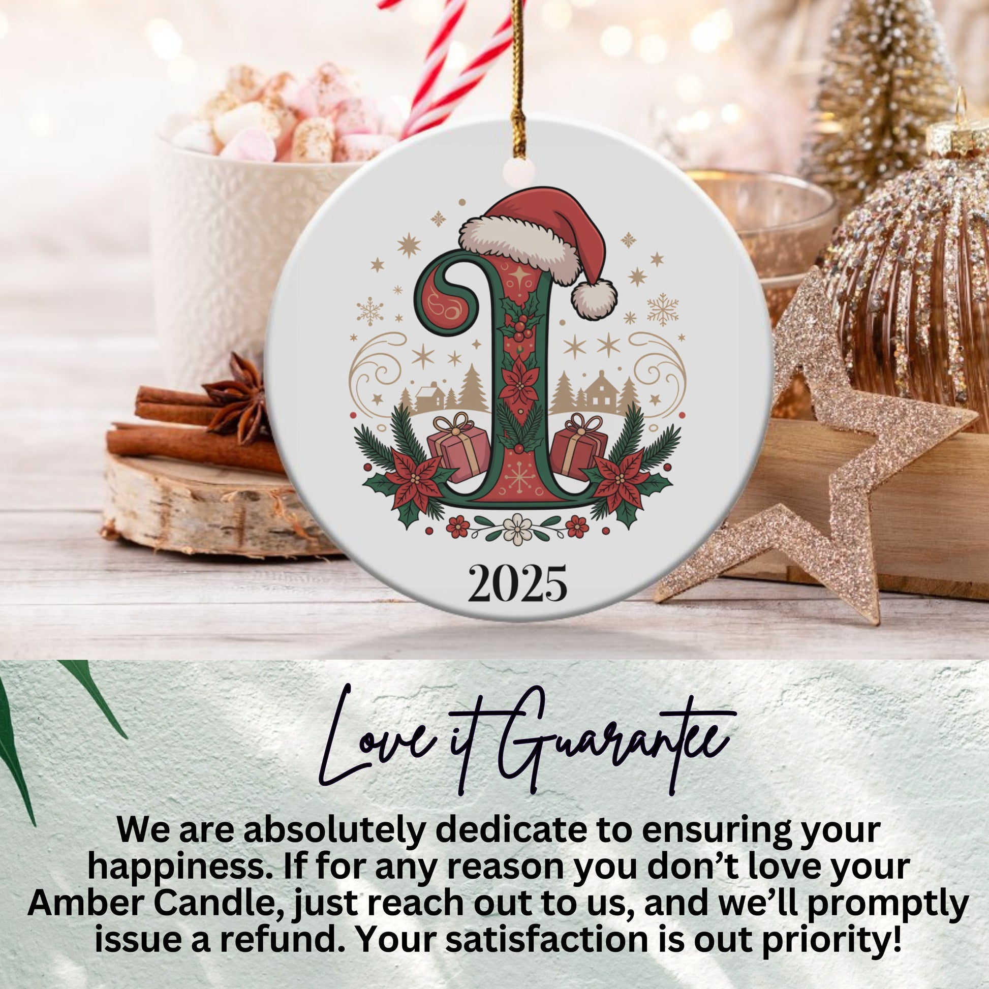 Personalized Christmas Ornament 2025 Holiday Decor product