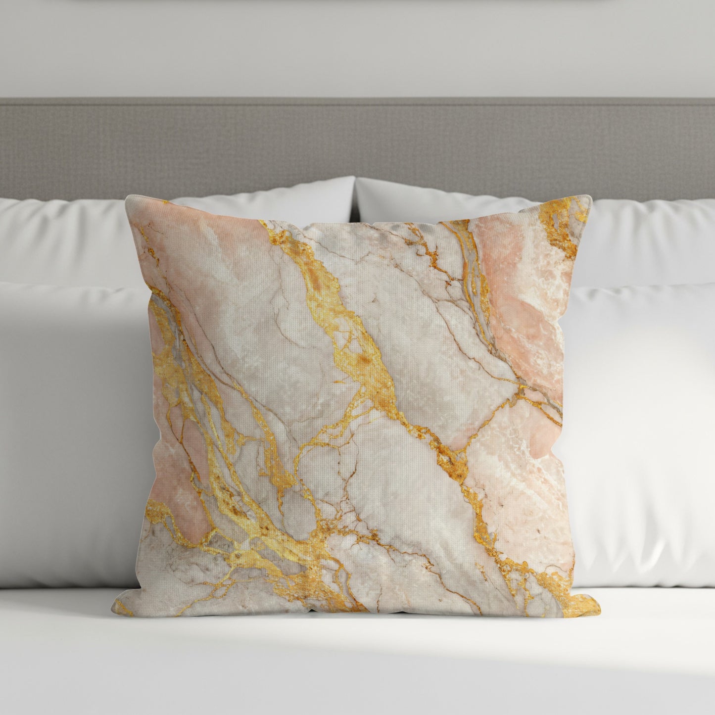 Elegant Marble Design Pillow for Home Decor