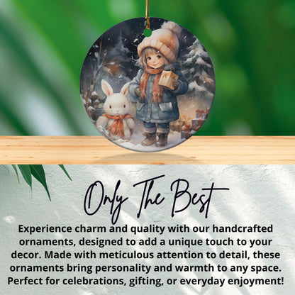 Festive Winter Scene Handcrafted Ornament product