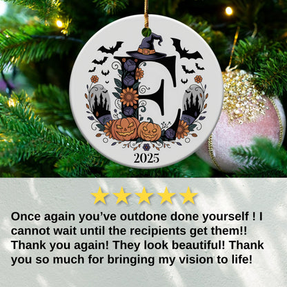 Halloween Pumpkin Witch Personalized Ornament product