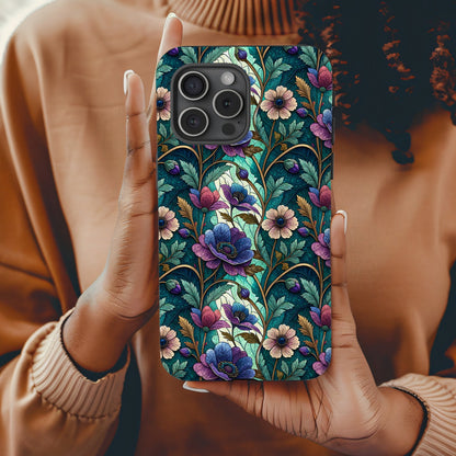 Vibrant Floral Pattern Mobile Phone Case Accessory
