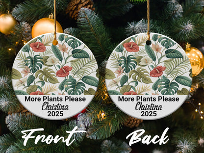 More Plants Please 2025 Front and Back Ornament product