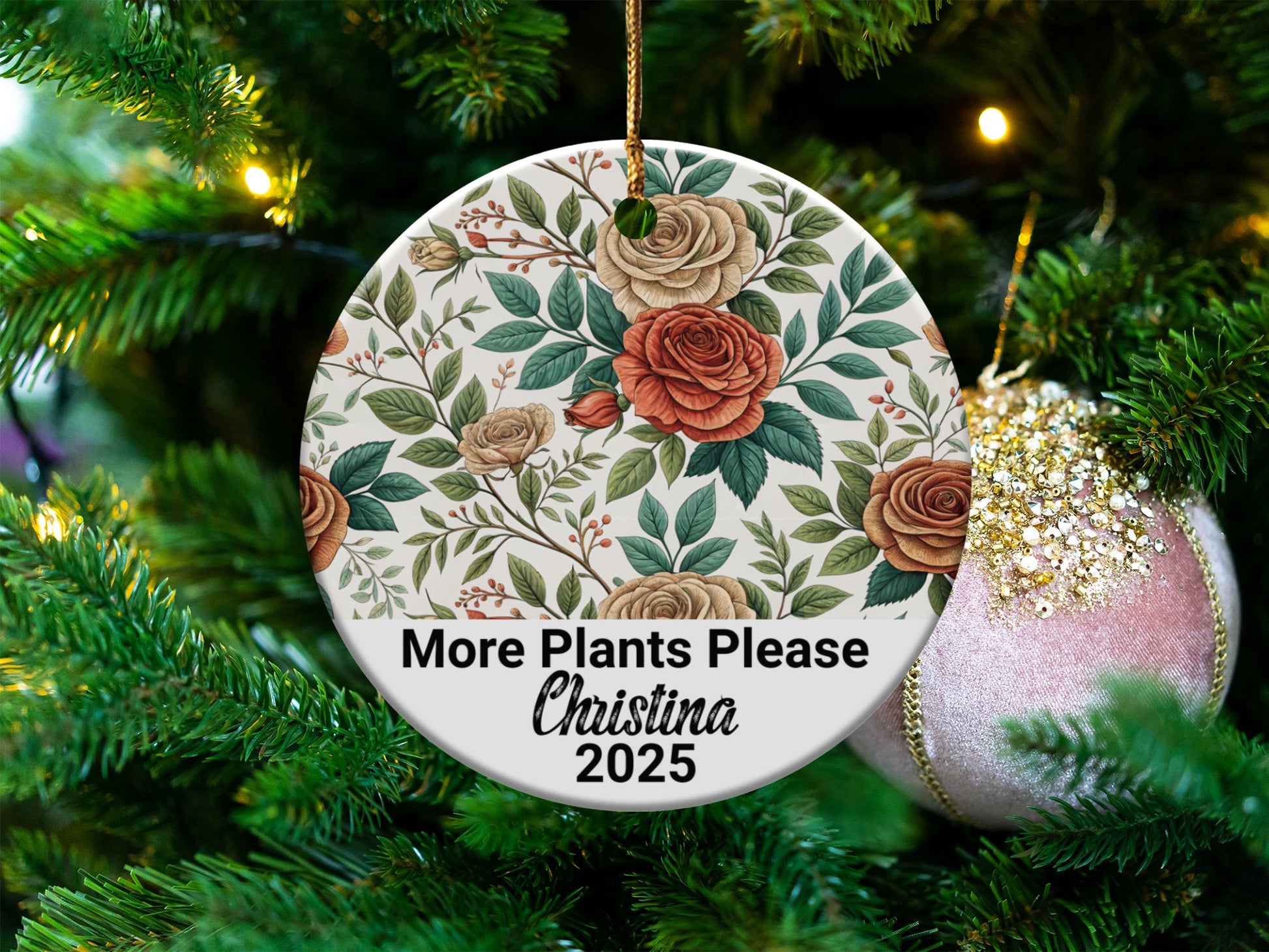 More Plants Please 2025 Custom Ornament product
