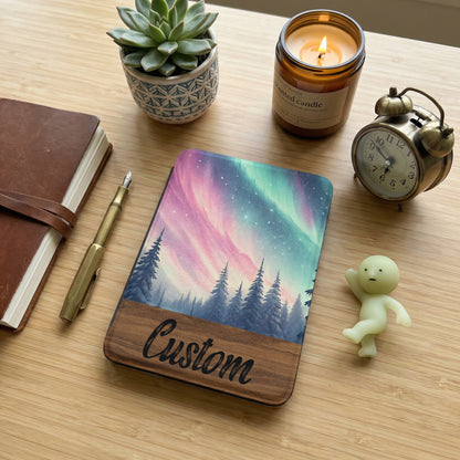 Custom Aurora Borealis Personalized Mouse Pad