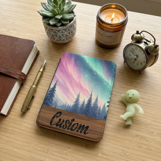 Custom Aurora Borealis Personalized Mouse Pad