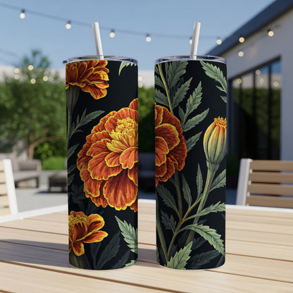 Floral Design Insulated Tumbler for Hot and Cold Drinks