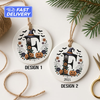 Personalized Halloween Witch Hat Ornament product