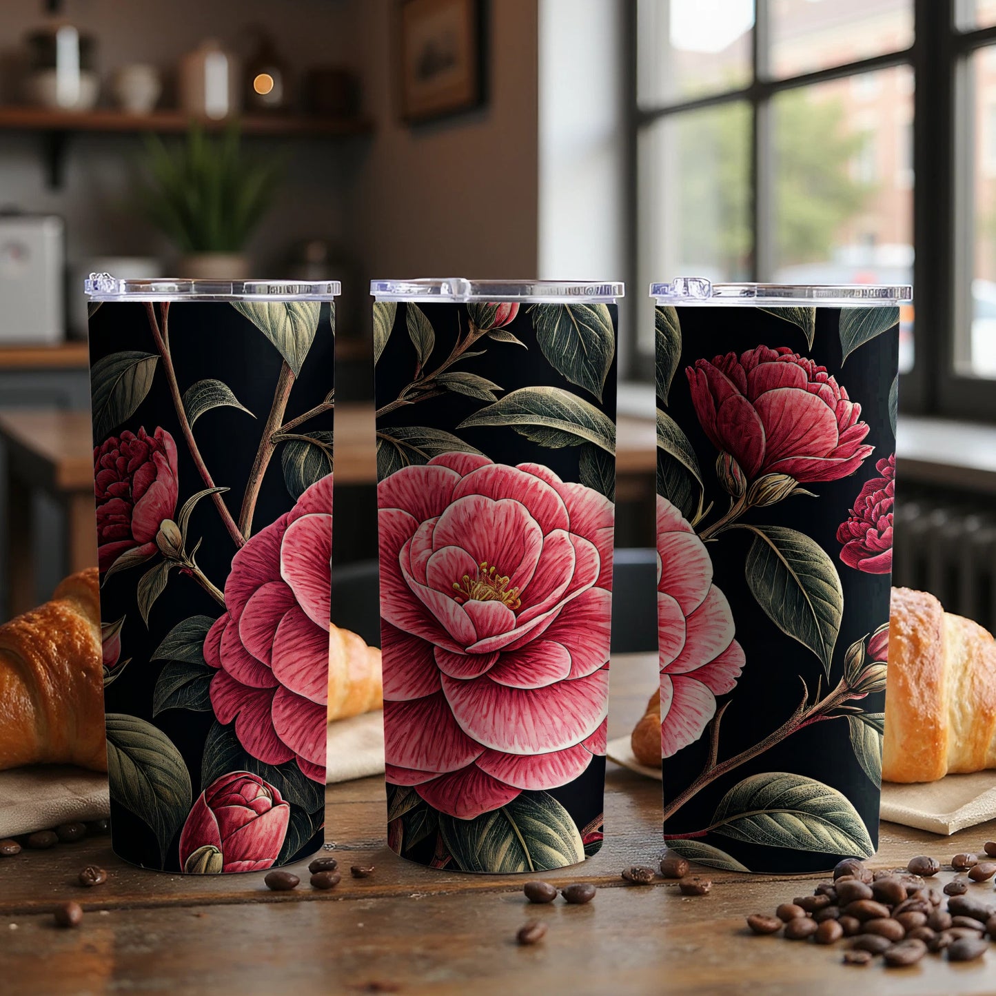 Pink Petal Power A Floral Fantasy Design Tumblers - Walk Greener