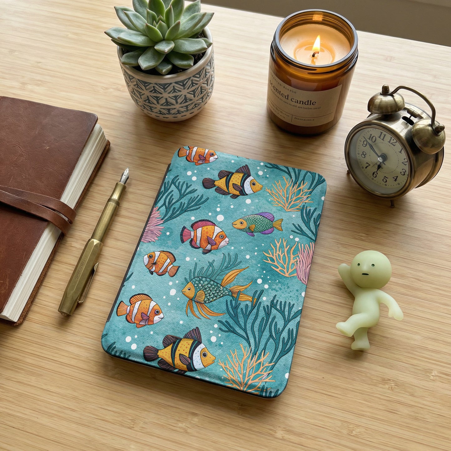 Colorful Fish Design Hardcover Journal Product