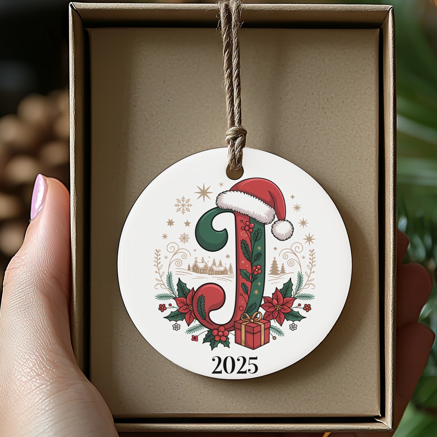Personalized 2025 Christmas Ornament Holiday Decor product