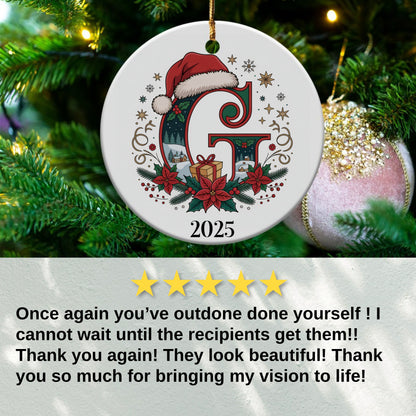 Personalized Christmas 2025 Ornament product