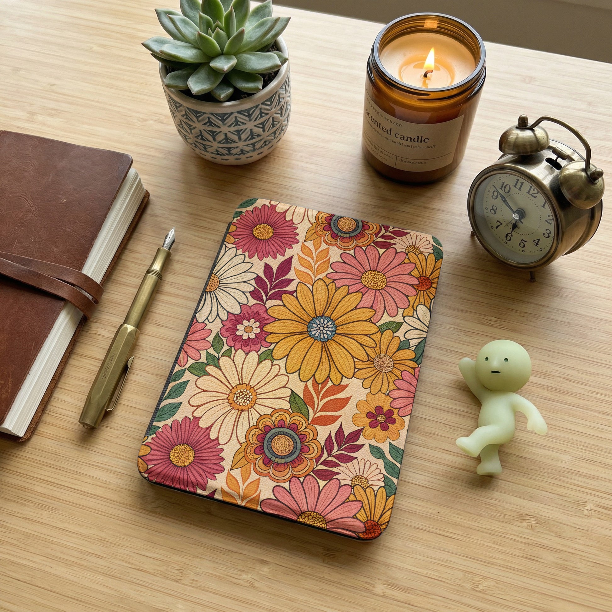 Floral Patterned Notebook for Journaling and Writing