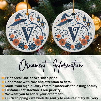 Personalized Halloween Witchy Design Ornament product