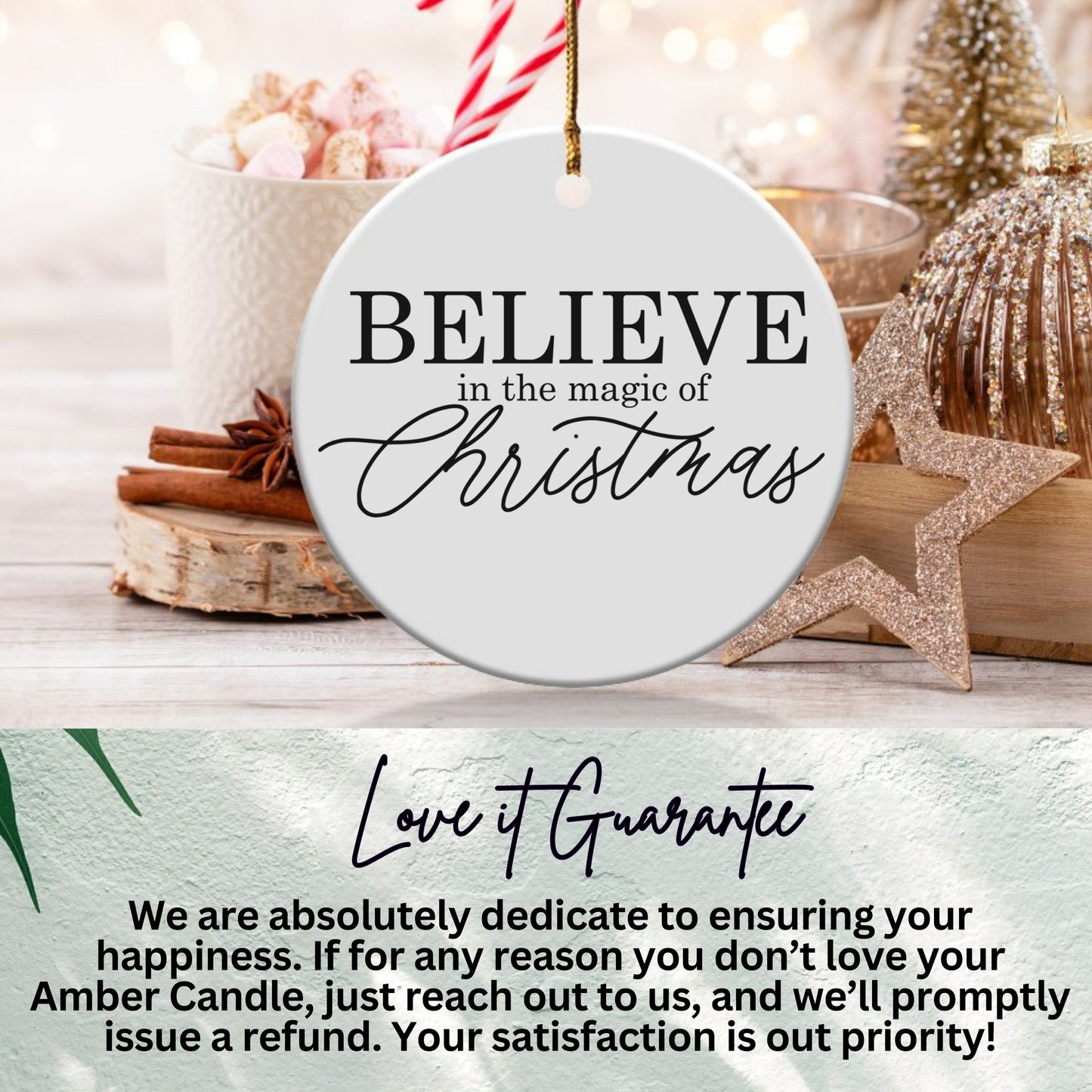 Believe in the Magic of Christmas ornament product