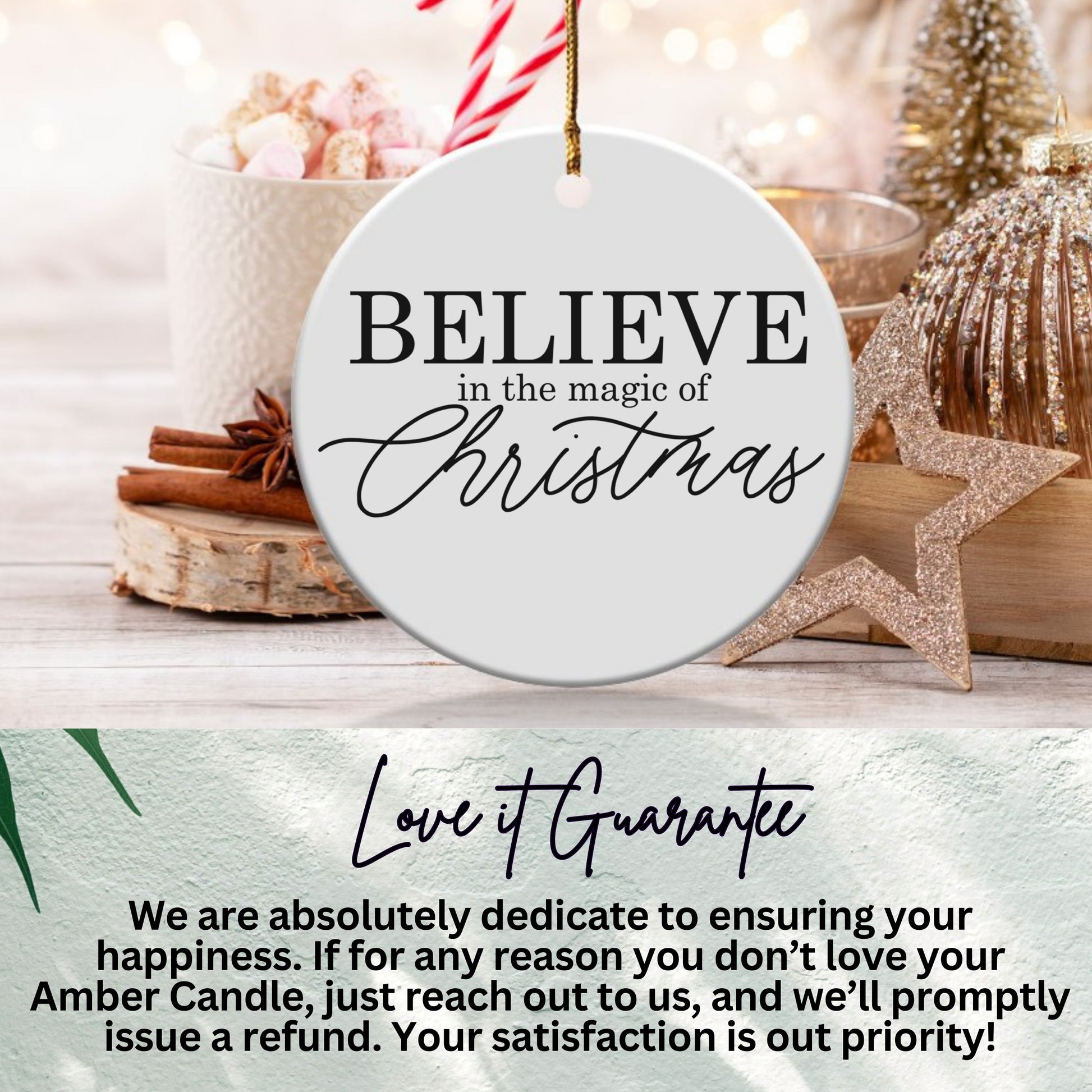 Believe in the Magic of Christmas ornament product
