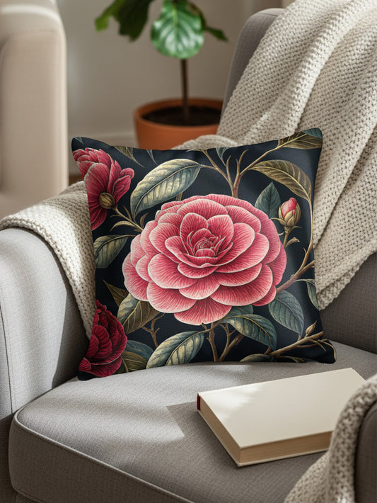 Elegant Floral Design Decorative Pillow for Your Couch