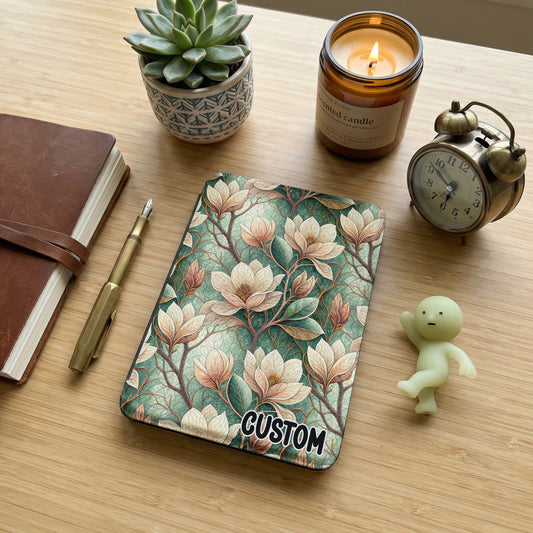 Custom Floral Pattern Journal with Succulent Decor