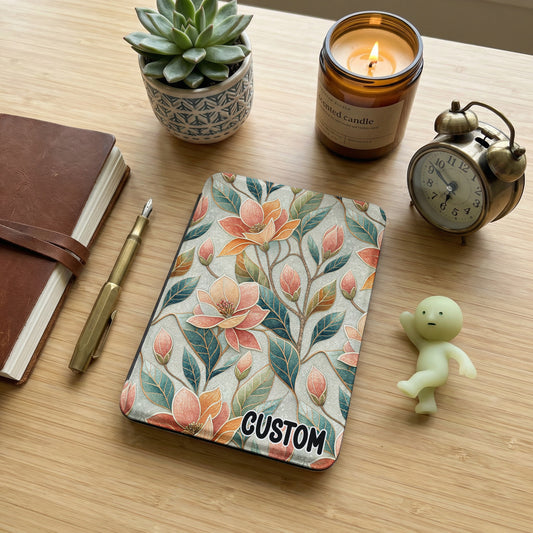 Custom Floral Design Hardcover Notebook
