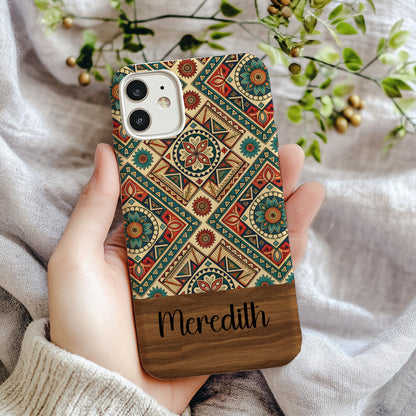 Personalized Bohemian Pattern Meredith Phone Case