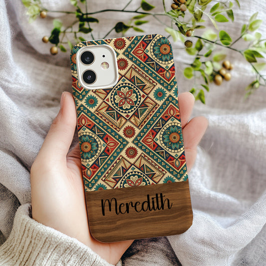 Personalized Bohemian Pattern Meredith Phone Case