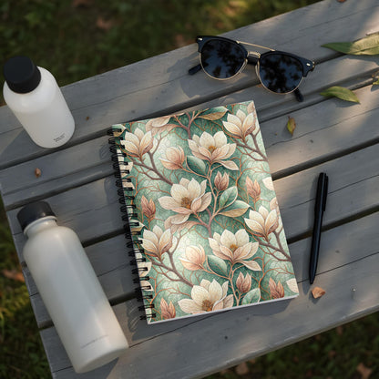 Elegant Floral Spiral Notebook for Everyday Use