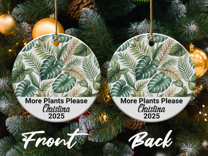 More Plants Please Customized Christmas Ornament product
