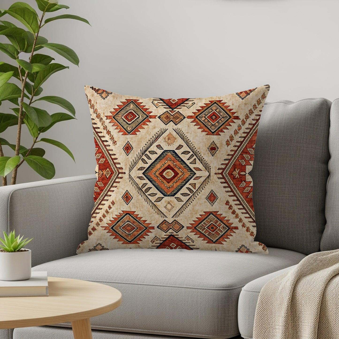 Southwestern Geometric Pattern Throw Pillow product