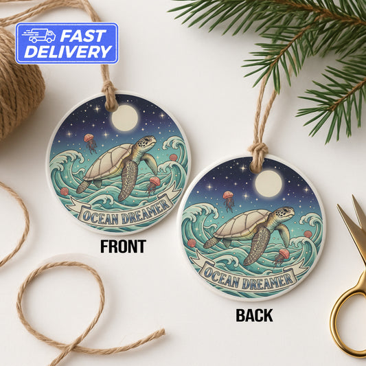 Ocean Dreamer Turtle Double Sided Hanging Product