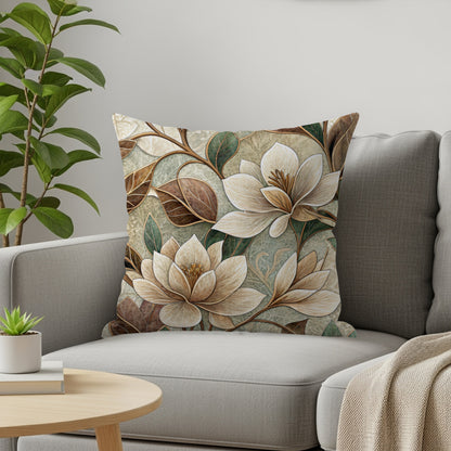 Elegant Floral Throw Pillow for Stylish Home Decor