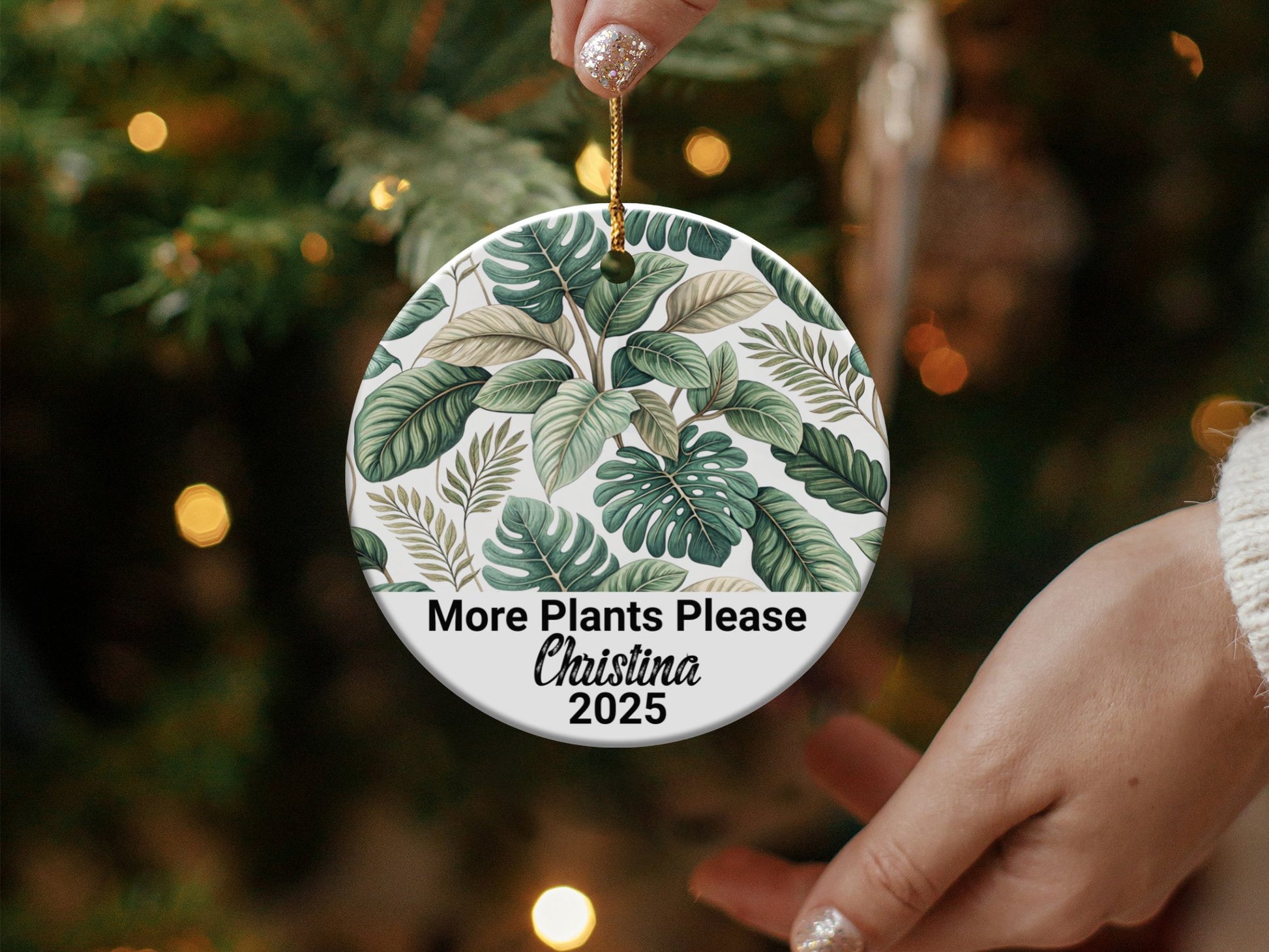More Plants Please Christina 2025 ornament product