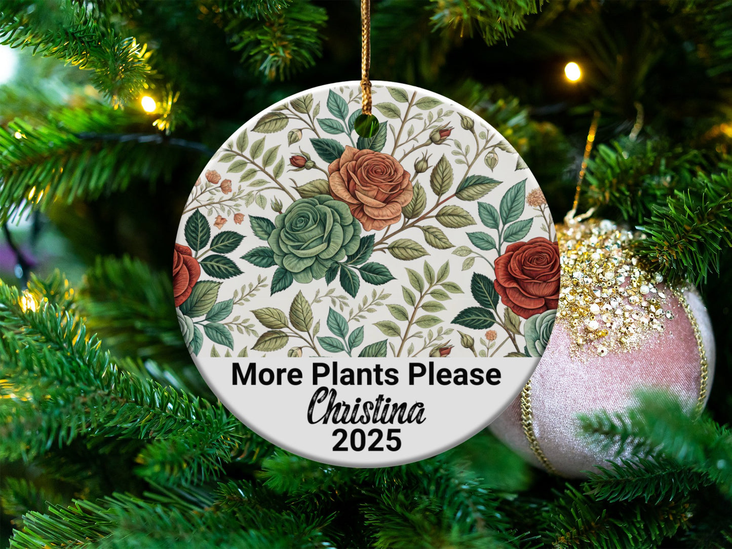 More Plants Please Christina 2025 Decorative Ornament product