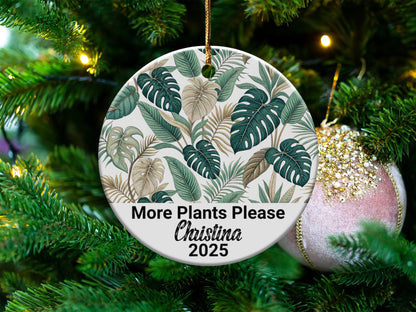 More Plants Please Custom Holiday Ornament product