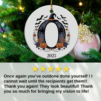 Personalized Halloween Themed 2025 Ornament product