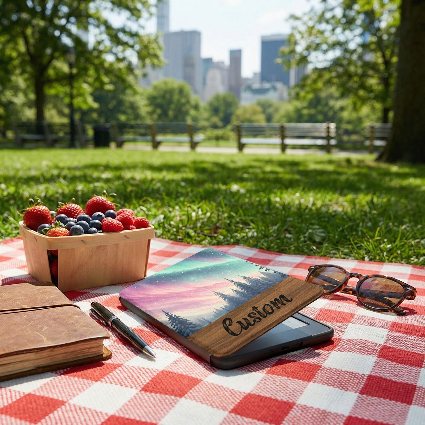 Custom Designed Tablet Case with Nature Scene