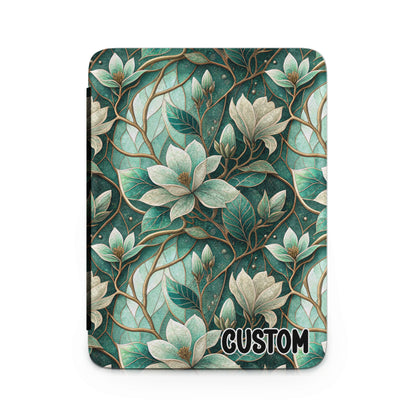 Custom Green Magnolia Floral Pattern Decorative Cover