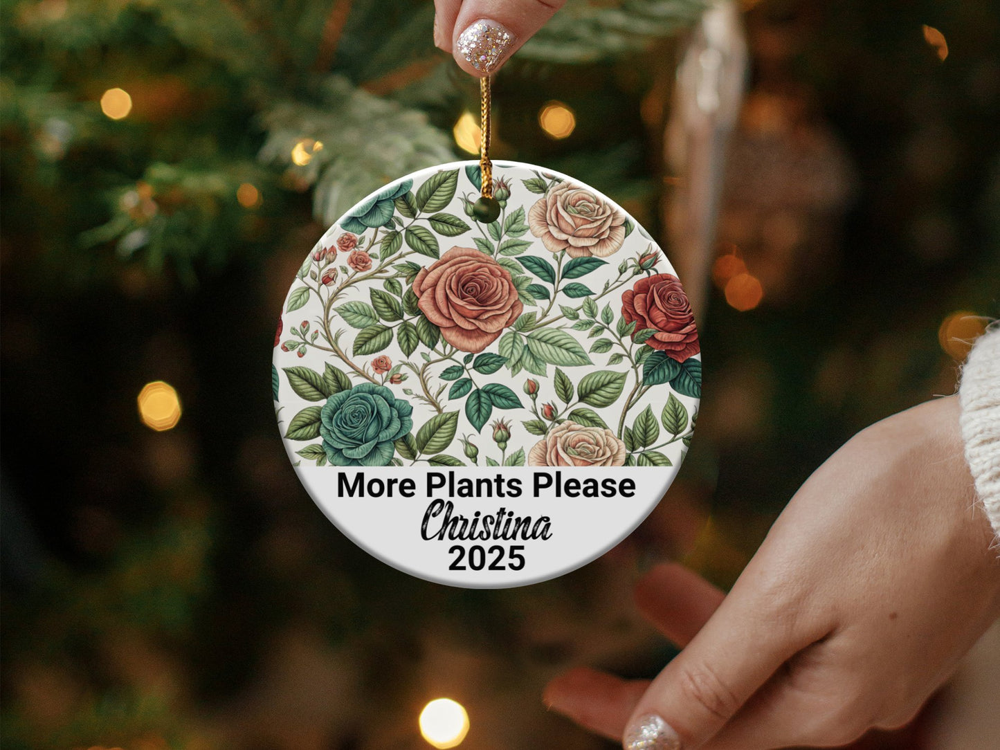 More Plants Please Christina 2025 Ornament product type