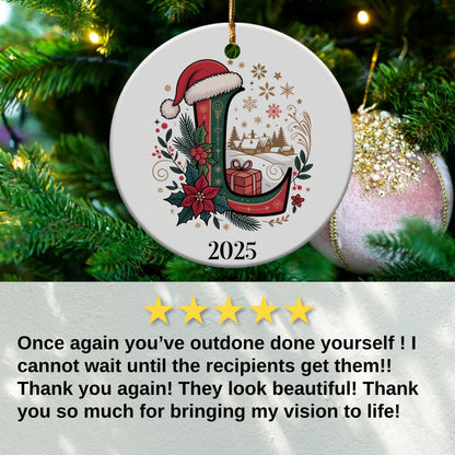 Personalized 2025 Christmas Ornament Holiday product