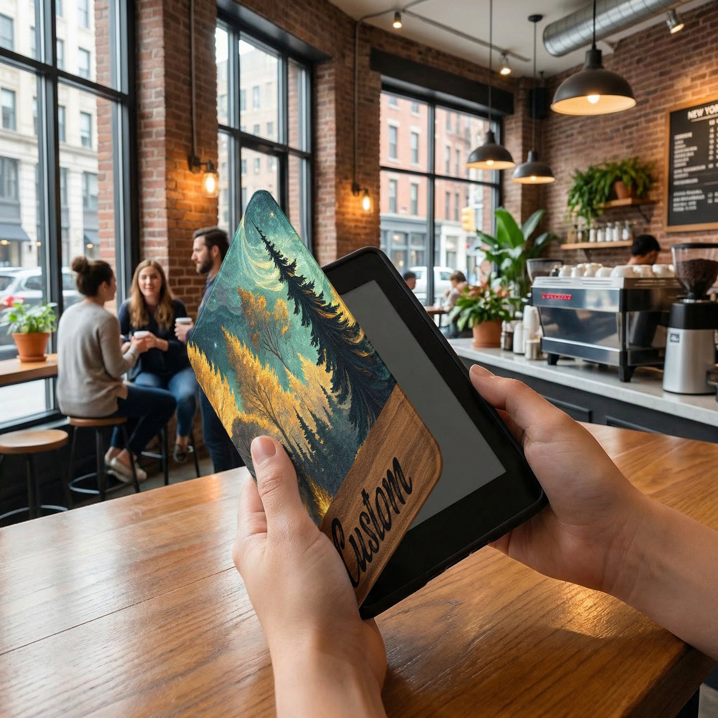 Custom Forest Landscape Tablet Cover for Personalized Style