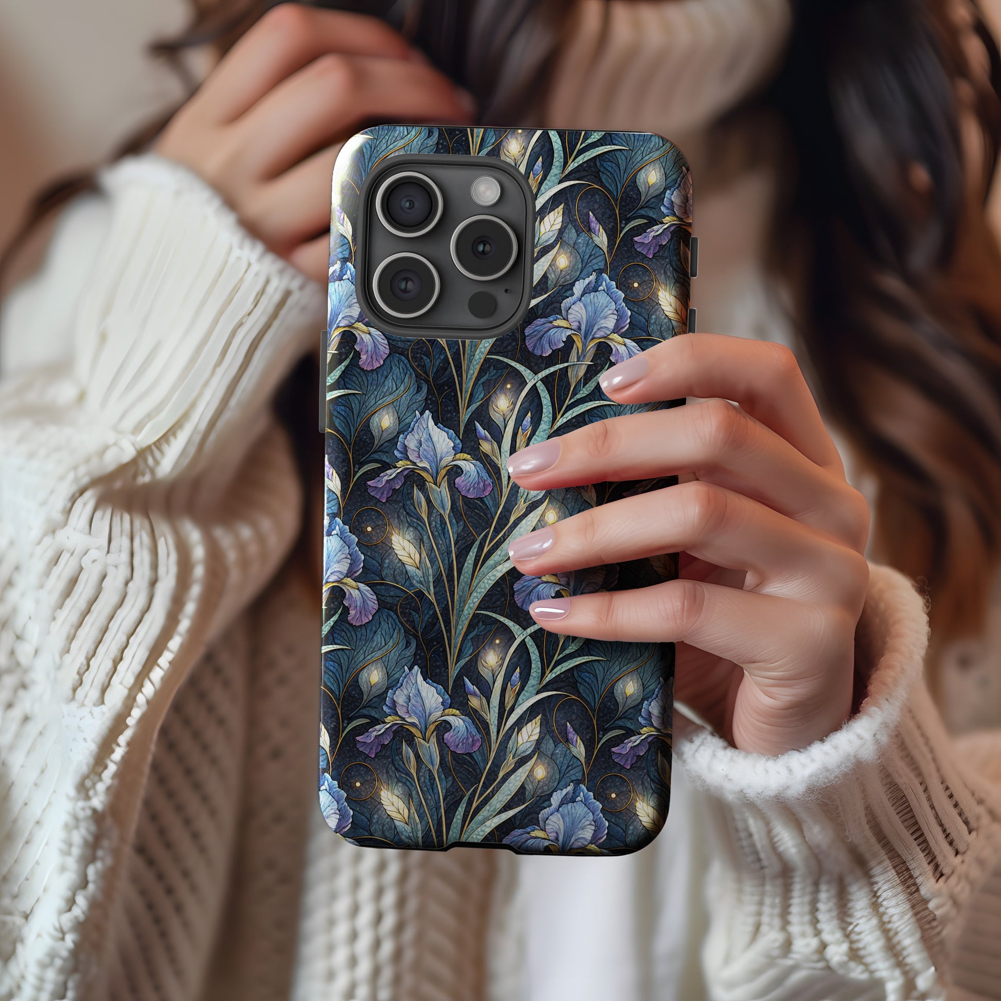 Elegant Floral Pattern Smartphone Case for Stylish Protection