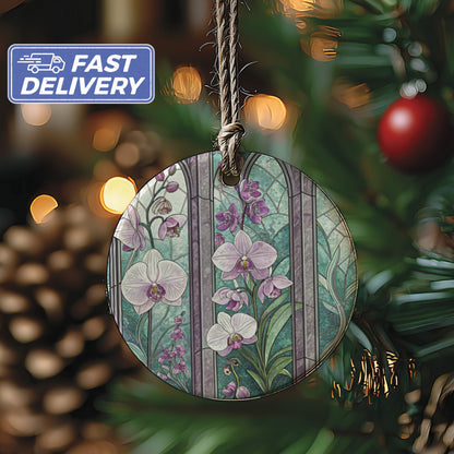 Stunning Floral Design Christmas Tree Ornament Decoration