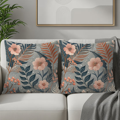 Elegant Floral Pattern Throw Pillow Decorative Product