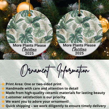 More Plants 2025 Customizable Ornament product type