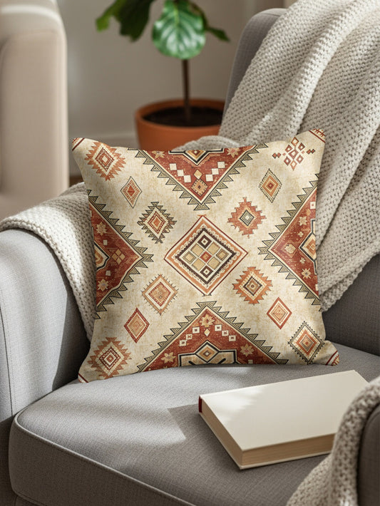 Geometric Tribal Pattern Decorative Throw Pillow product